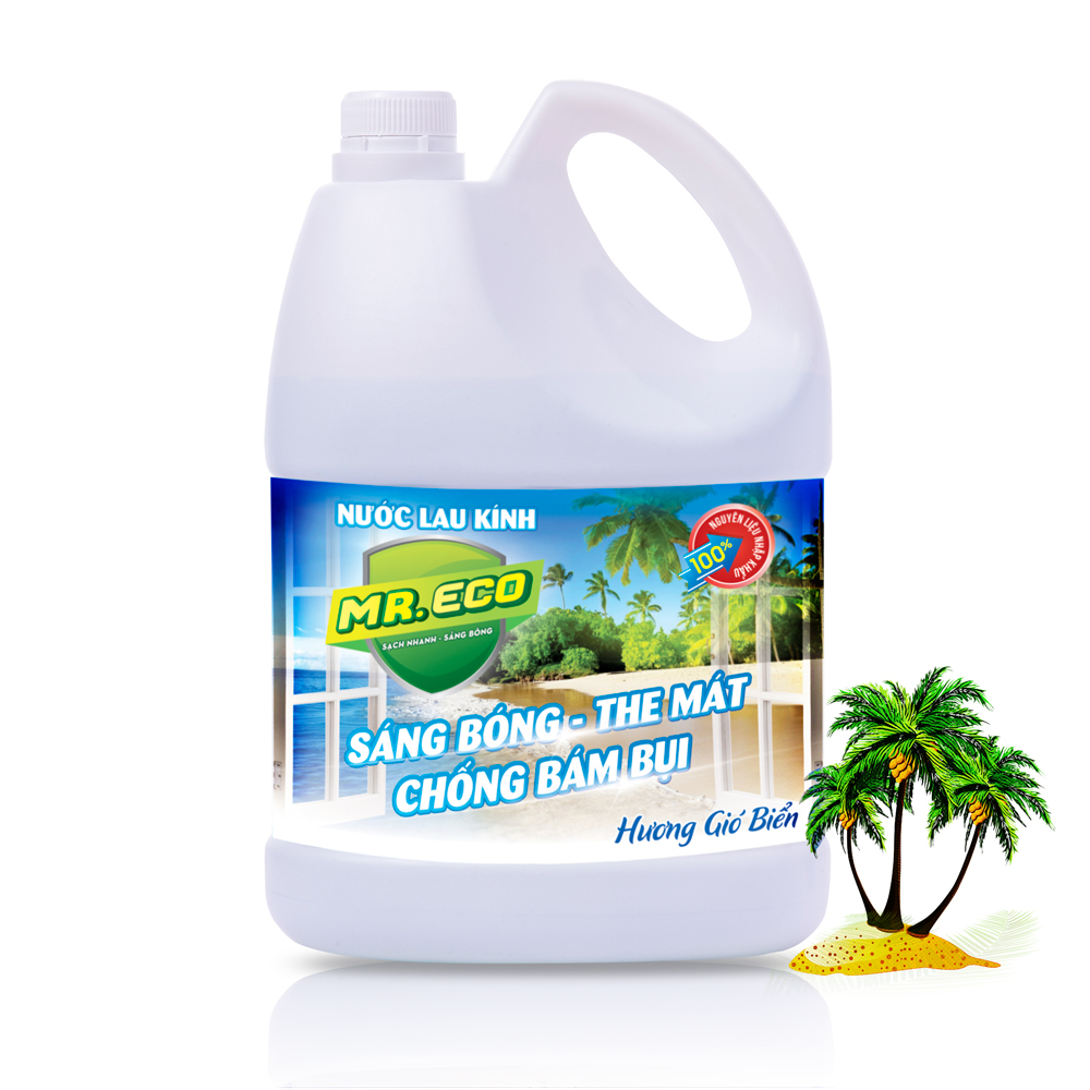 Nước lau kính Mr Eco Hương gió biển 4kg