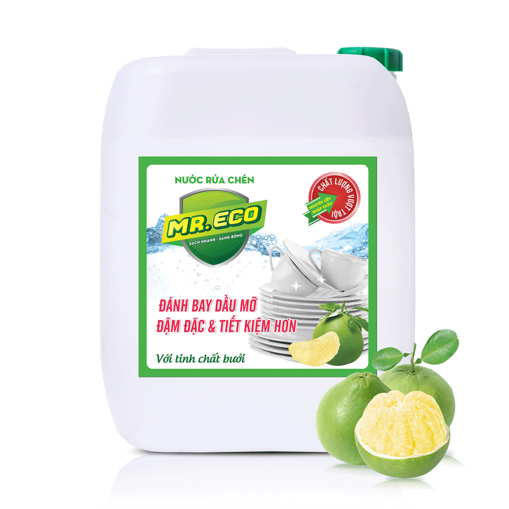Nước rửa chén Mr Eco tinh chất bưởi 20 kg